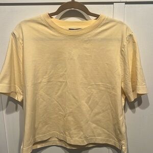 NWT J Crew Relaxed premium-weight cropped T-shirt.